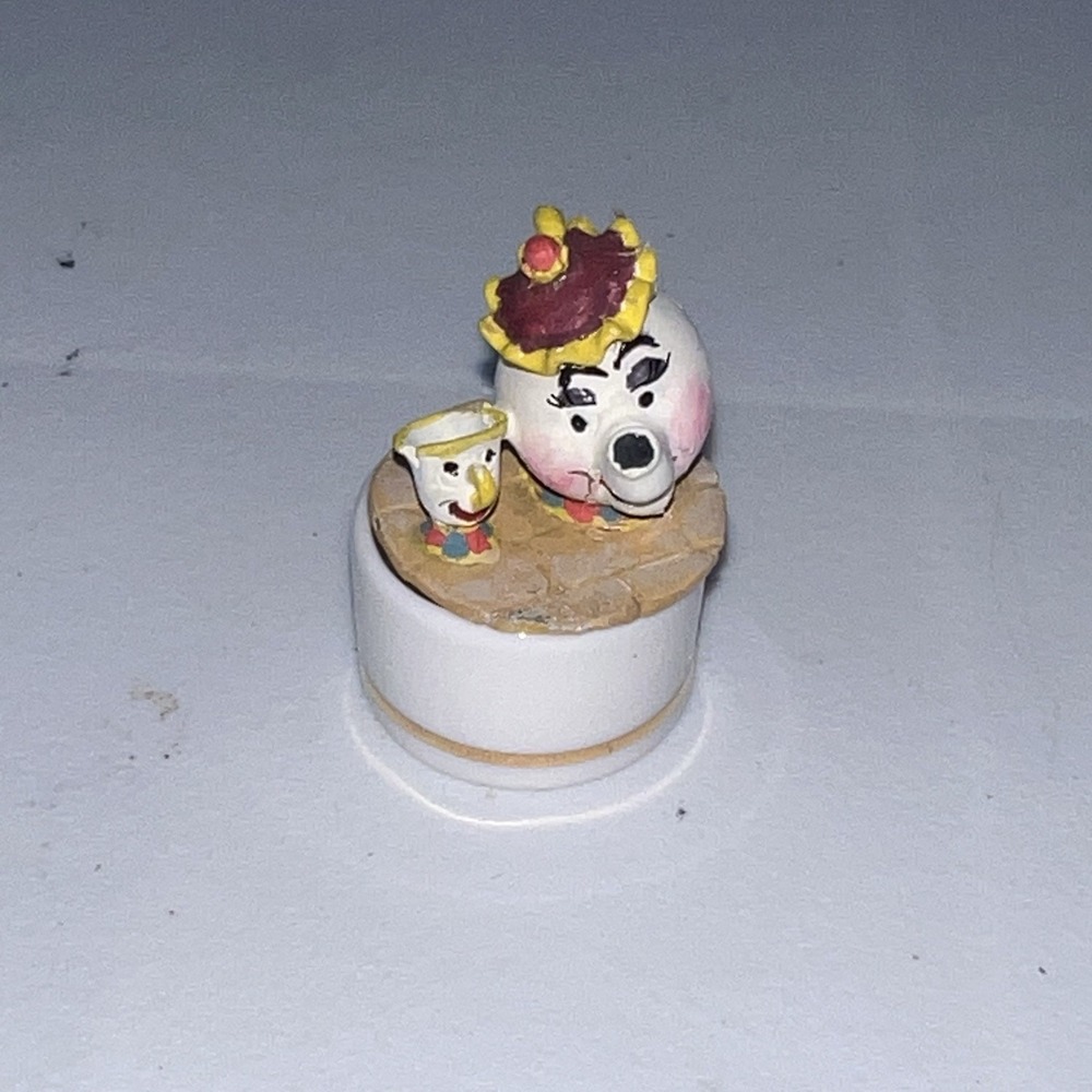 Disney Cast of Characters Collection Trinket Box Beauty & The Beast Mrs. Potts